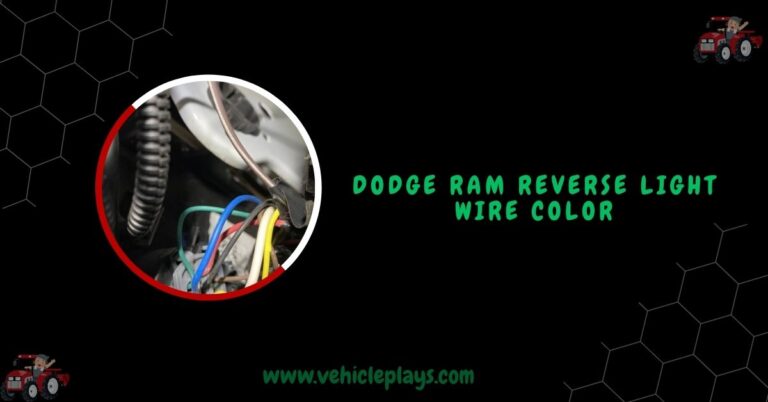 Dodge Ram Reverse Light Wire Color